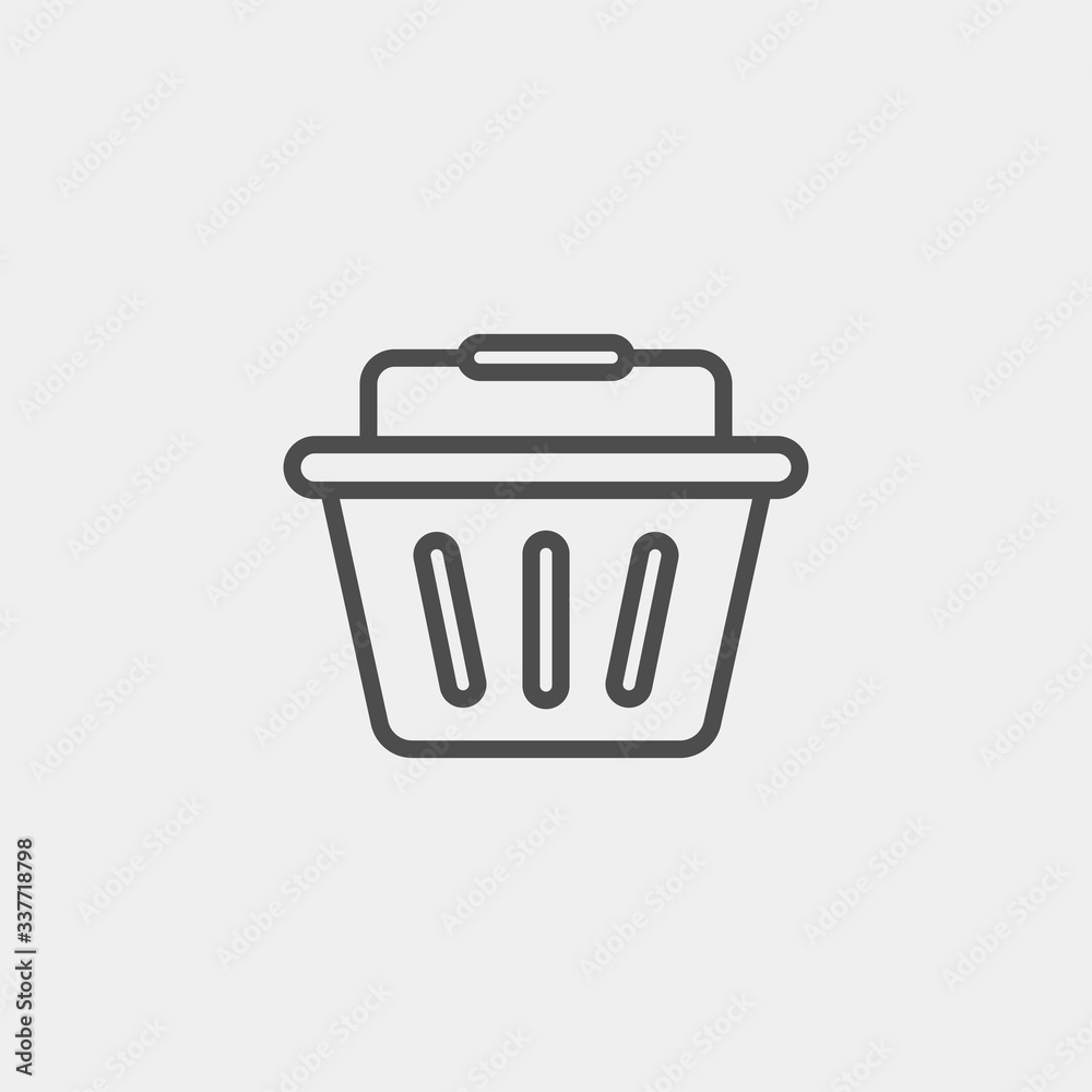 Basket flat vector icon. Buy flat vector icon. Market flat vector icon Basket flat vector icon. Buy flat vector icon. Market flat vector icon
