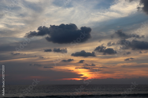 Wonderful sunset evenings in Thailand