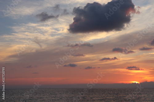 Wonderful sunset evenings in Thailand