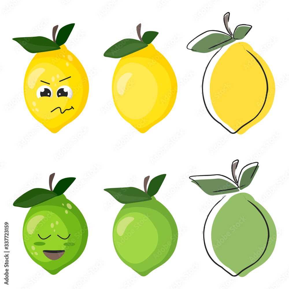 sour lemon cartoon