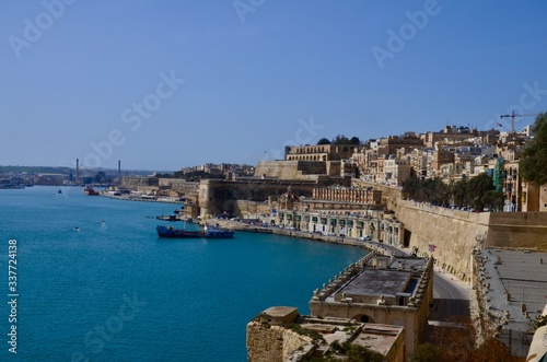 Medioeval limeston city of Valletta, Malta
