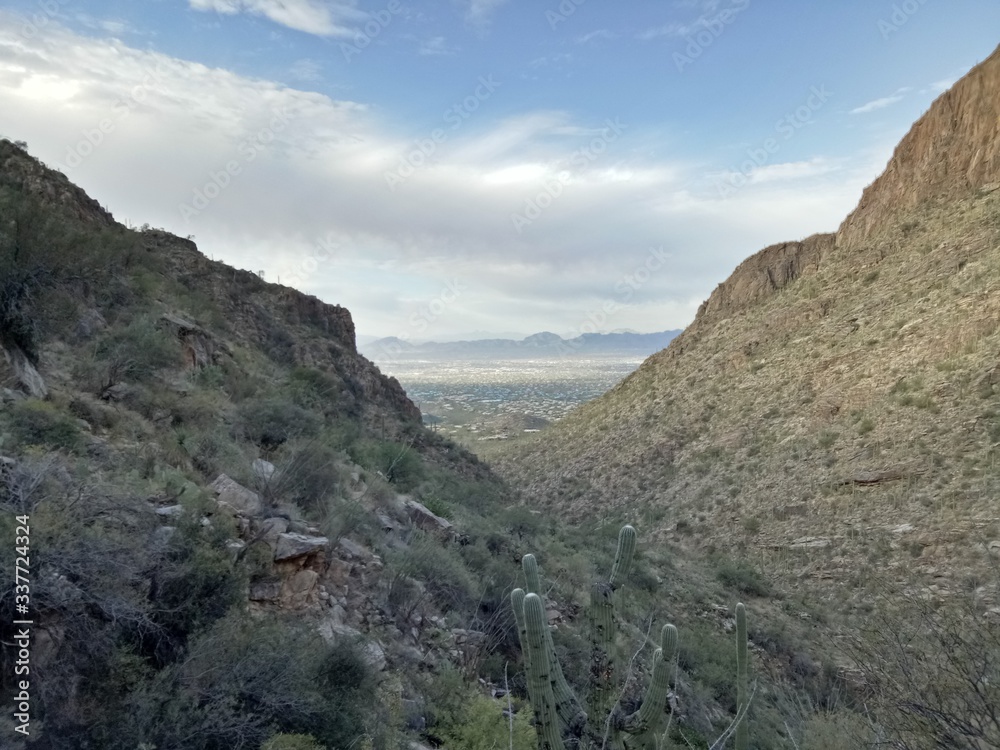 Naklejka premium Mount Kimball hike near Tucson, Arizona