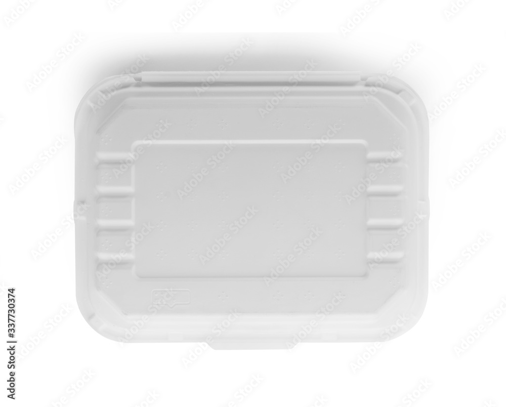 Paper food box on white background. Paper food box on white background.