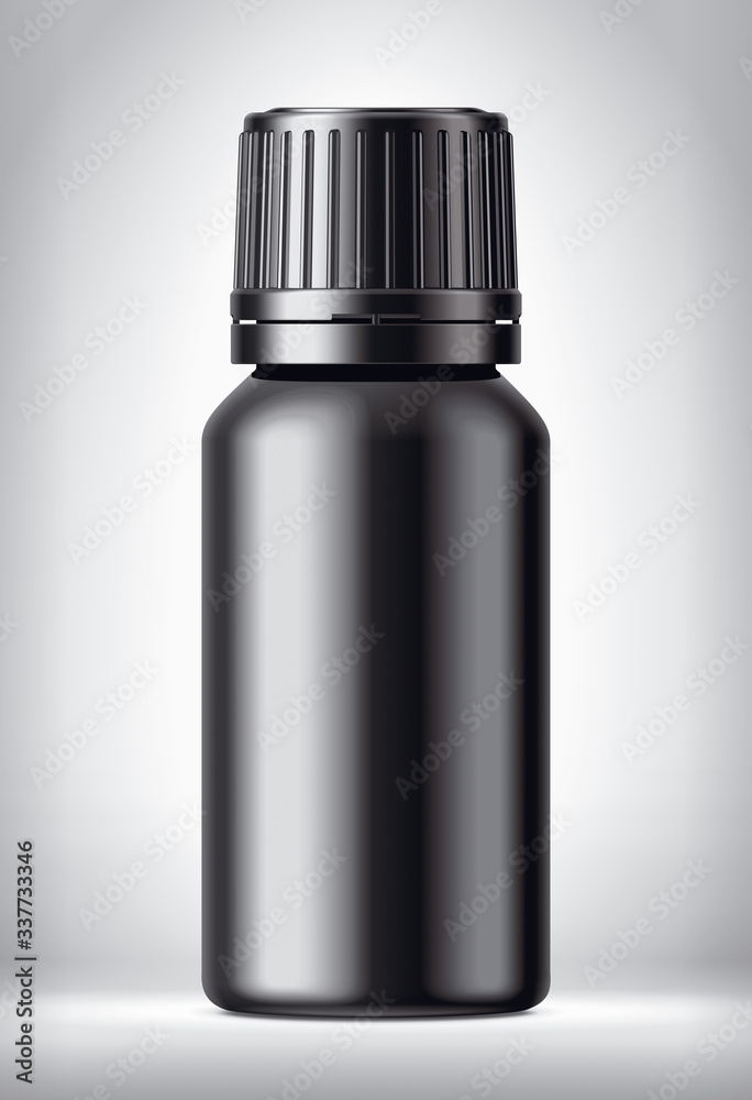 Bottle on background. Matt surface, non-transparent version. Bottle on background. Matt surface, non-transparent version.