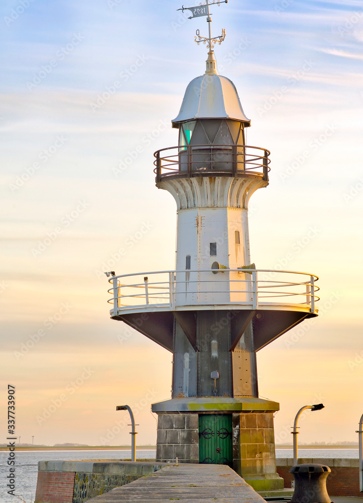 lighthouse at sunset