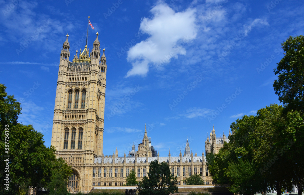 Obraz premium Palace of Westminster in London, Great Britain