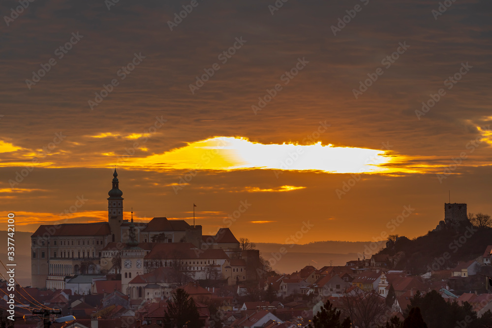 Mikulov castle, South Moravia, Czech Republic Mikulov castle, South Moravia, Czech Republic