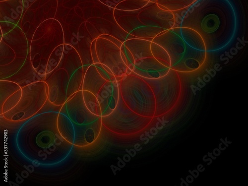 Imaginatory fractal background Image