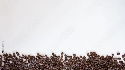Panel kuchenny z motywem Ziarna kawy 