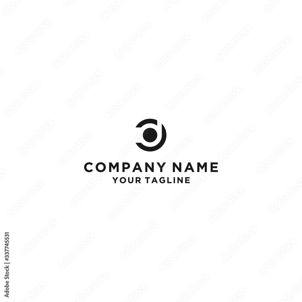Obraz premium CD Logo / C Logo / D logo template
