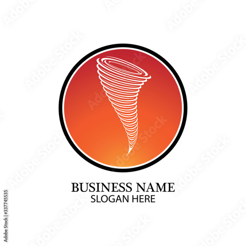 Tornado symbol vector illustration