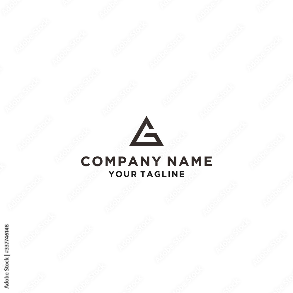 initial letter logo G, logo template initial letter logo G, logo template