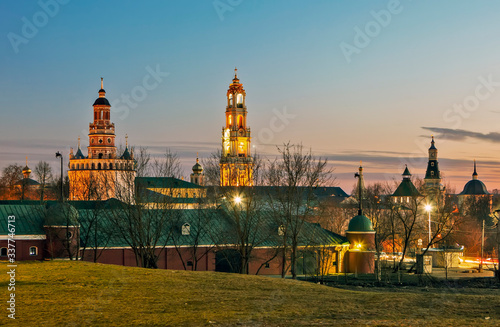 Trinity Lavra of St. Sergius. Evening view. Sergiev Posad.  Russia photo