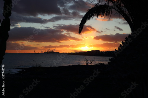 Zachód słońca Lanzarote © Bartosz