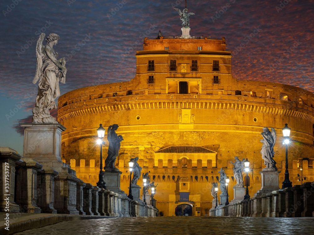 Naklejka premium saint angelo castle