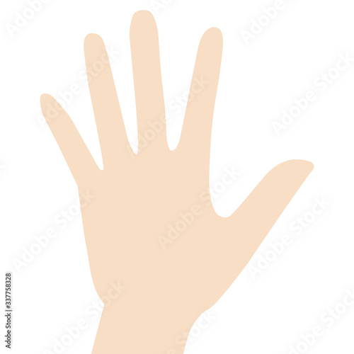 hand with finger vector