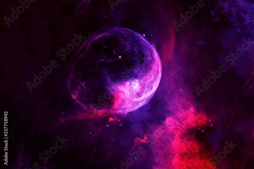 Deep space, beautiful space background. Elements of this image were furnished by NASA. © Artsiom P