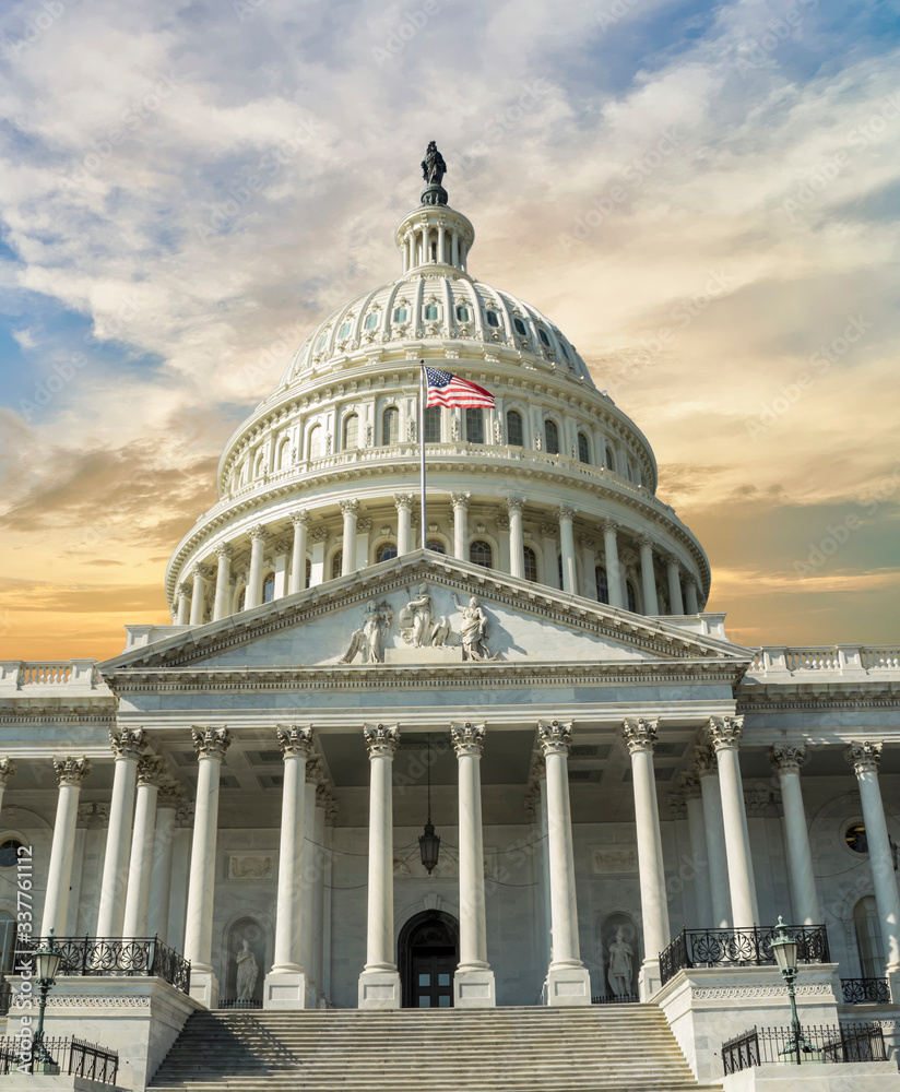 Obraz premium Washington DC - US Capitol building