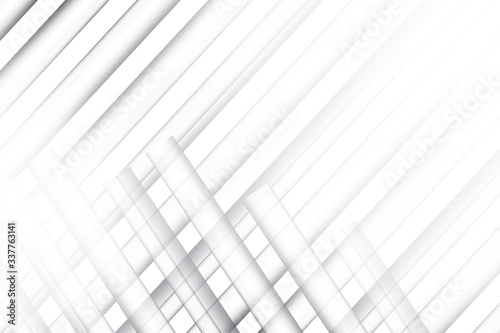 Abstract geometric white and gray color background.  Vector  illustration.