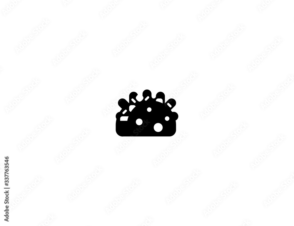 Taco Mexican food vector flat icon. Isolated doner kebab, shawarma illustration Taco Mexican food vector flat icon. Isolated doner kebab, shawarma illustration