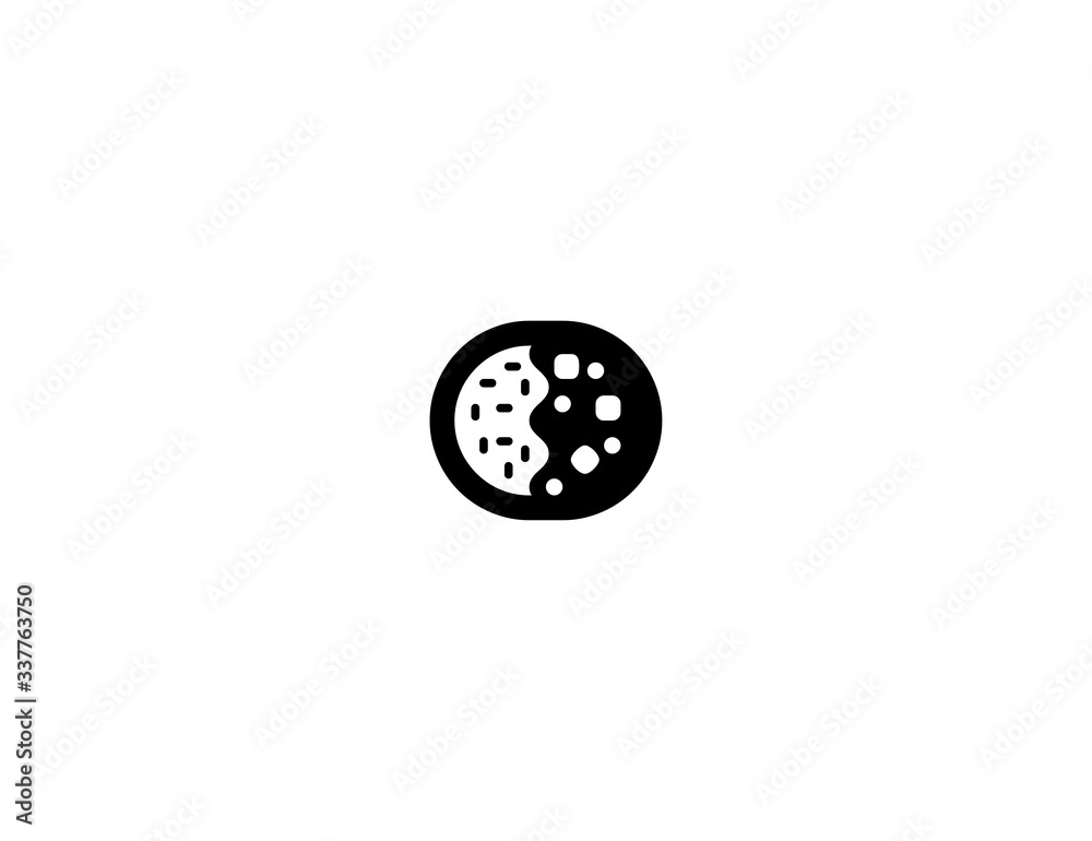 Curry rice vector flat icon. Isolated curry rice with vegetables emoji illustration Curry rice vector flat icon. Isolated curry rice with vegetables emoji illustration