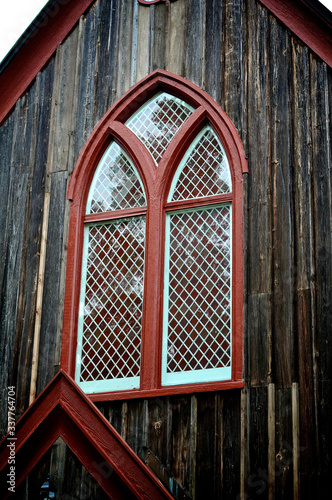 old wooden window