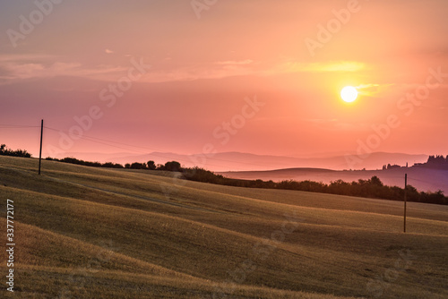 Lands of Tuscany in the Province of Siena Italy © DD25