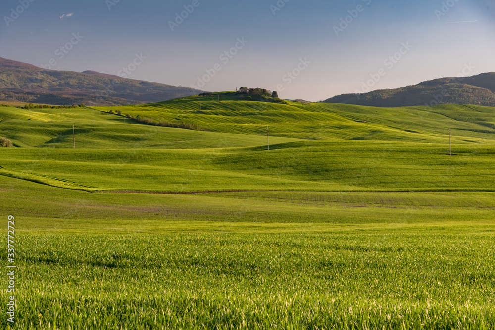 Lands of Tuscany in the Province of Siena Italy