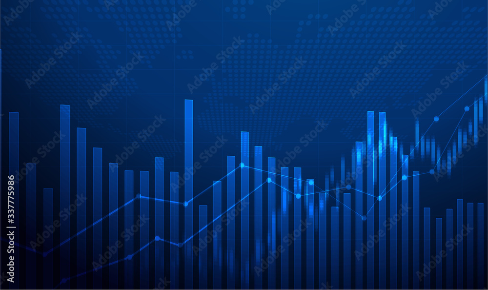 Candle stick graph chart of stock market investment trading, Bullish point, Bearish point. trend of graph vector design. Candle stick graph chart of stock market investment trading, Bullish point, Bearish point. trend of graph vector design.