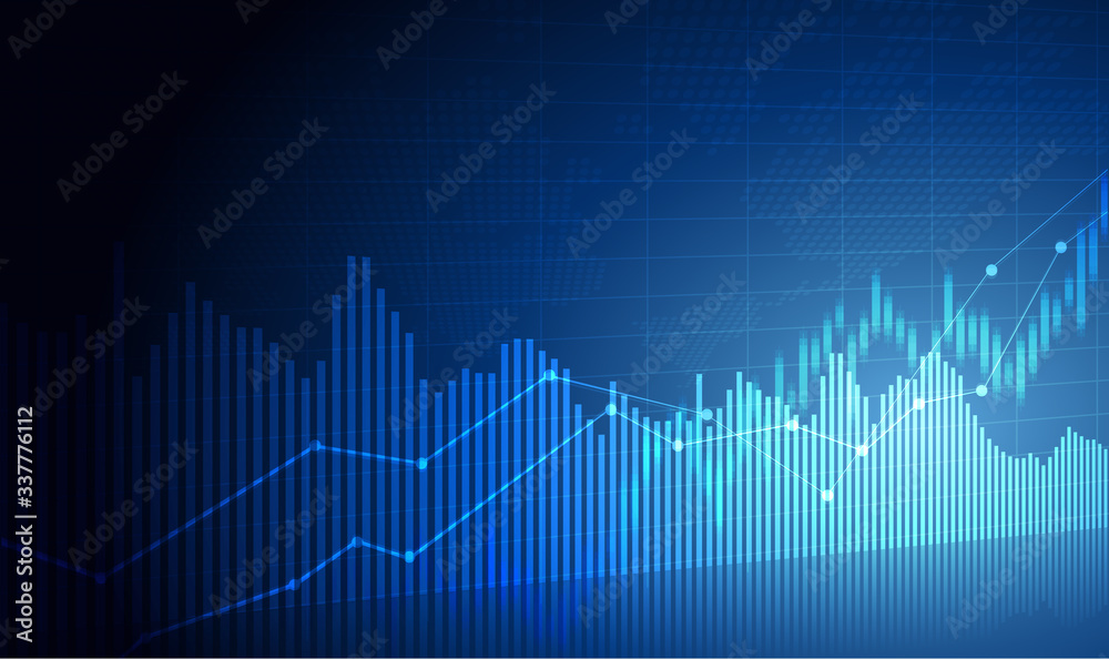 Candle stick graph chart of stock market investment trading, Bullish point, Bearish point. trend of graph vector design. Candle stick graph chart of stock market investment trading, Bullish point, Bearish point. trend of graph vector design.