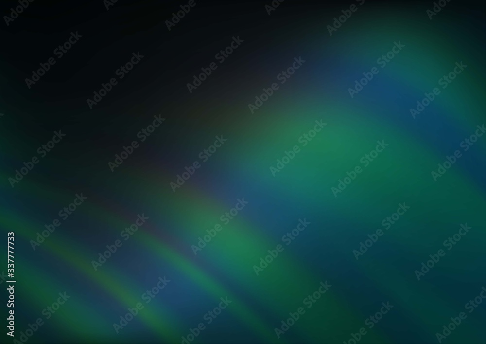 Naklejka premium Dark Blue, Green vector abstract bright background. Shining colorful illustration in a Brand new style. The best blurred design for your business.