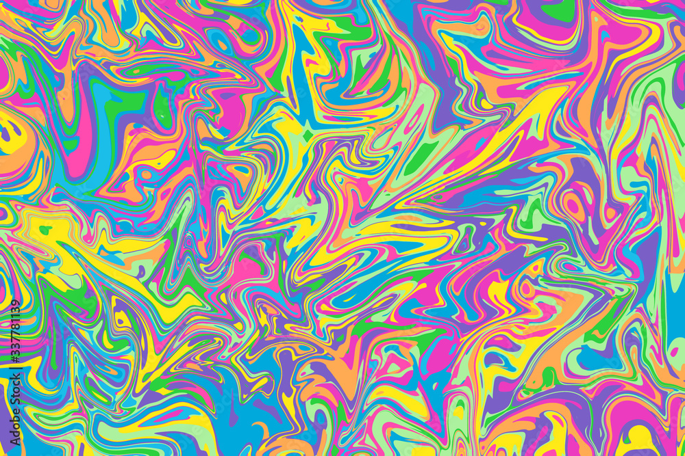 An abstract psychedelic wavy background image. An abstract psychedelic wavy background image.