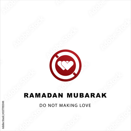 Muslim icon during Ramadan vector