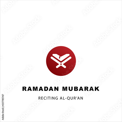 Muslim icon during Ramadan vector