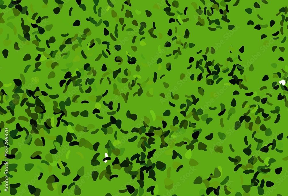 Light Green, Yellow vector template with memphis shapes. Light Green, Yellow vector template with memphis shapes.