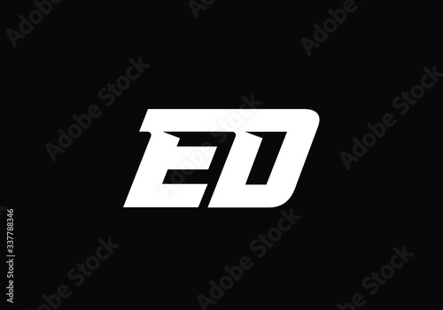 E D Initial Letter Logo design vector template, Graphic Alphabet Symbol for Corporate Business Identity