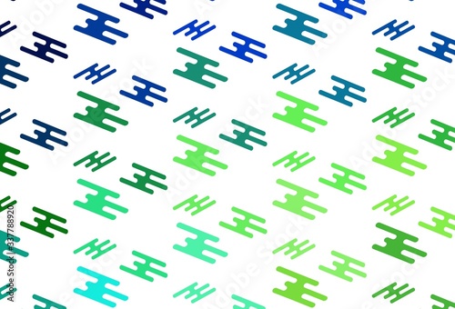 Light Green, Red vector pattern with narrow lines.