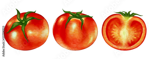 トマト とまとのイラスト
