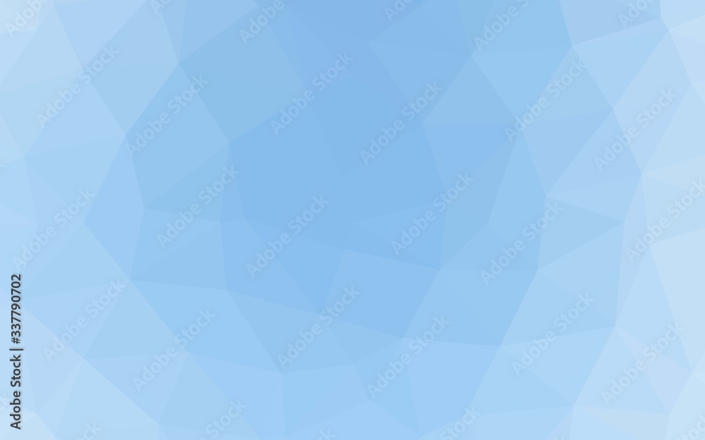 Obraz premium Light BLUE vector blurry triangle texture. Modern geometrical abstract illustration with gradient. Elegant pattern for a brand book.