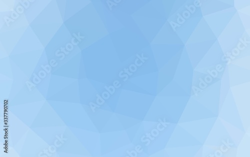 Light BLUE vector blurry triangle texture. Modern geometrical abstract illustration with gradient. Elegant pattern for a brand book.
