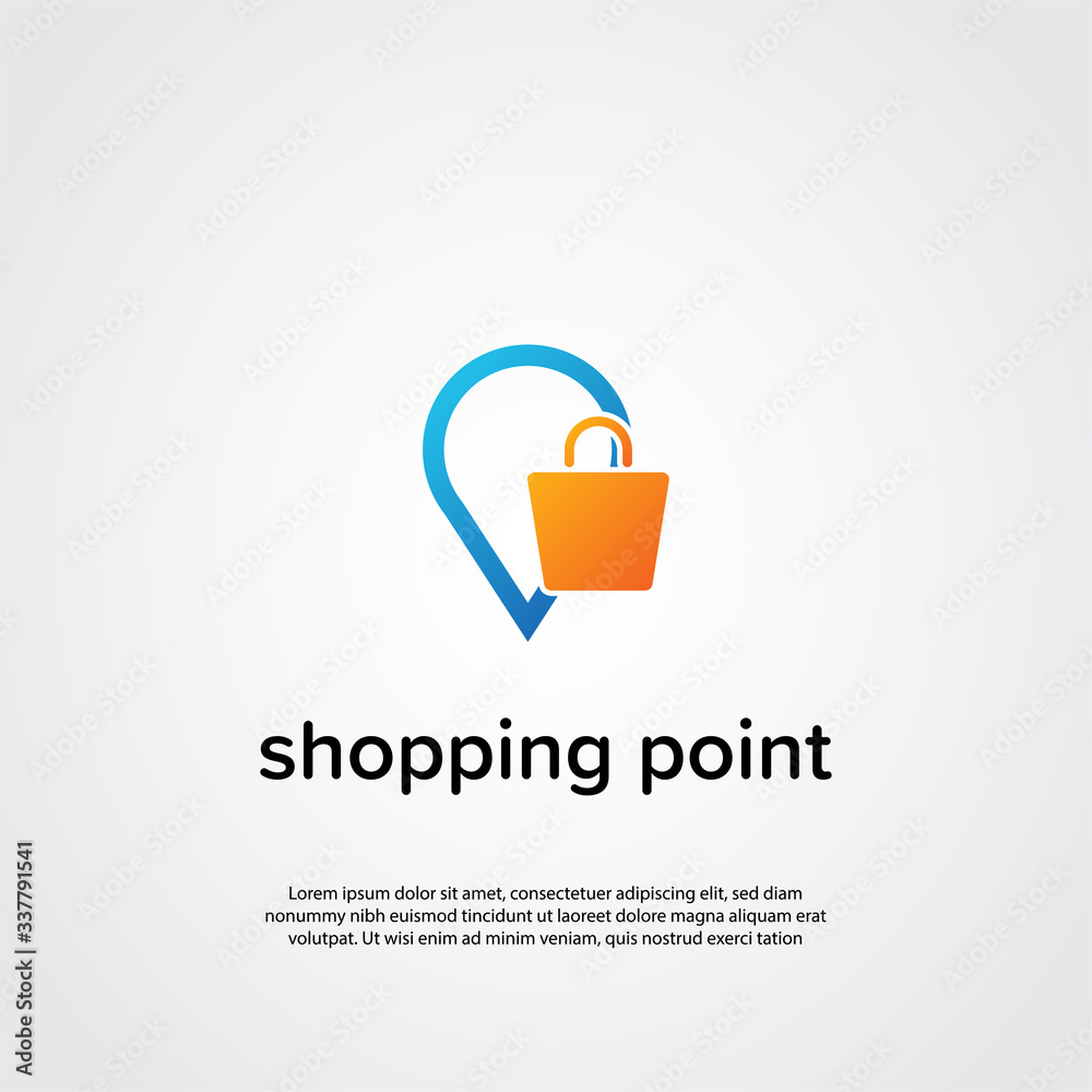 Shopping point Logo Template MS 3