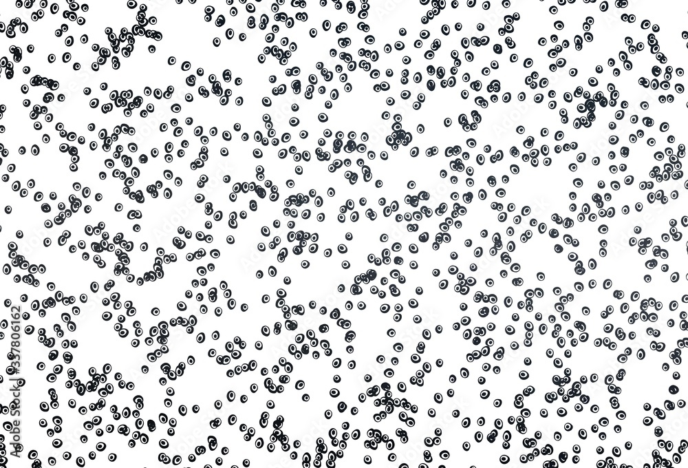 Light Black vector texture with disks. Light Black vector texture with disks.