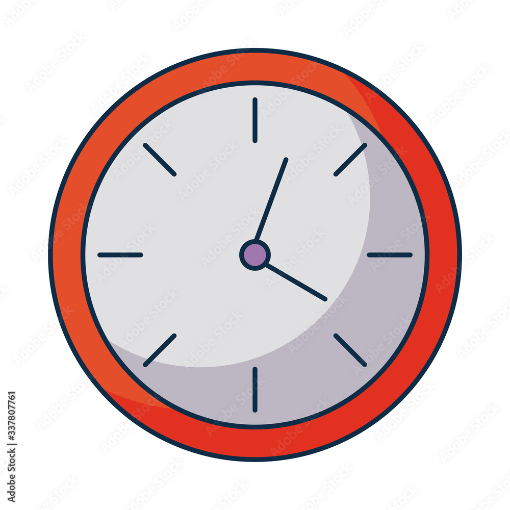 wall clock on white background wall clock on white background
