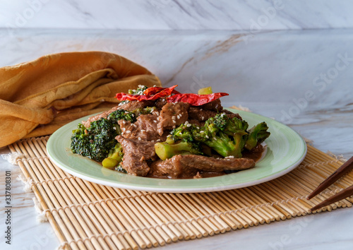 Szechuan Beef and Broccoli photo