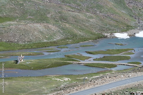 Leh,aldakh,Jammu And KashmirIndia-17-04-2019:Photos taken in Leh,Ladakhregion,India. photo