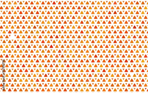 Light Orange vector seamless cover in polygonal style. Glitter abstract illustration with triangular shapes. Design for textile  fabric  wallpapers.