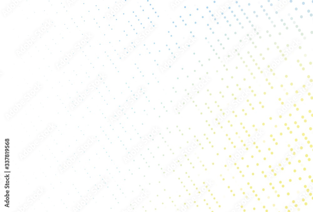 Light Blue, Yellow vector layout with circle shapes. Light Blue, Yellow vector layout with circle shapes.