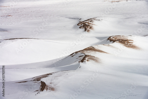 Fototapeta Naklejka Na Ścianę i Meble -  Snows on Great Sand Dunes National Park