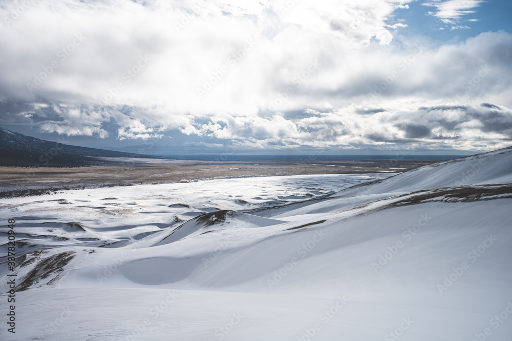 Obraz premium Snows on Great Sand Dunes National Park