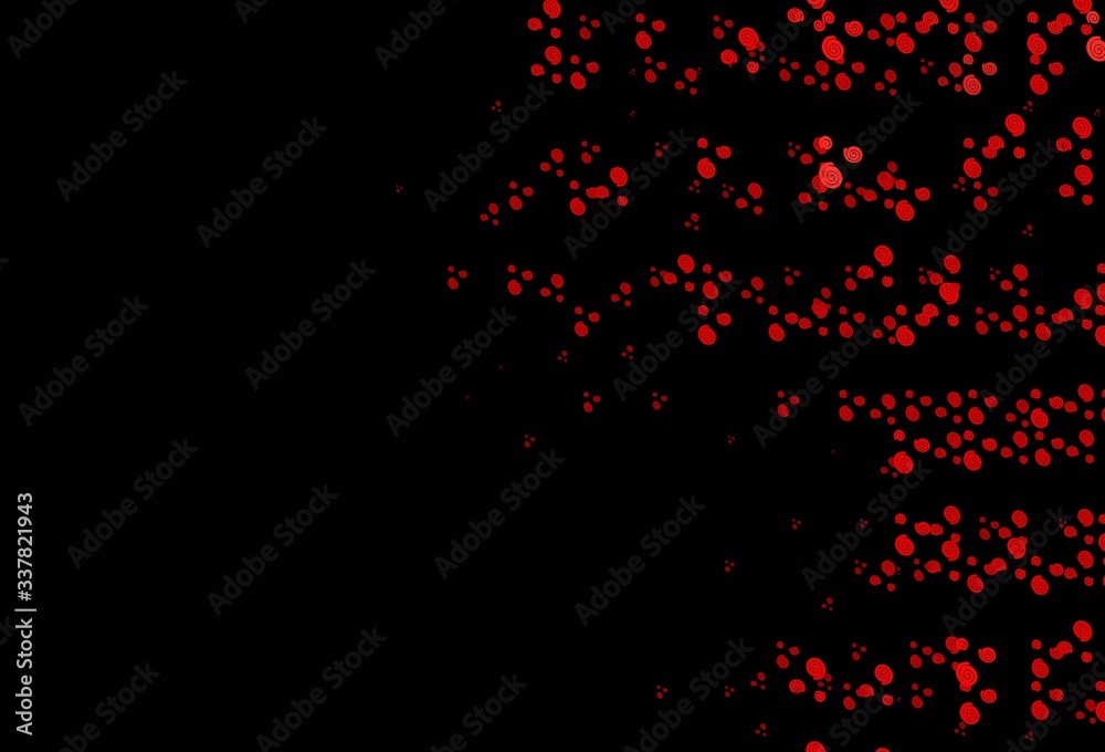 Dark Red vector background with bubble shapes. Dark Red vector background with bubble shapes.
